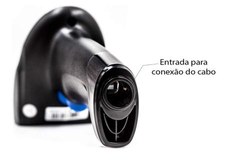 Imagem de Leitor Scanner De Códigos De Barras S/Fio LASER Wireless USB