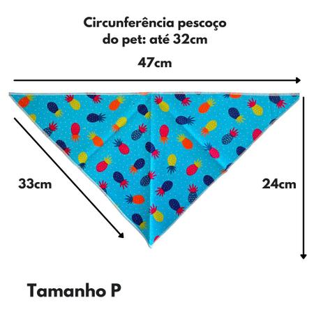 Imagem de Lencinho Pet Roupa Cachorro Gato Cores Sortidas Kit C/15