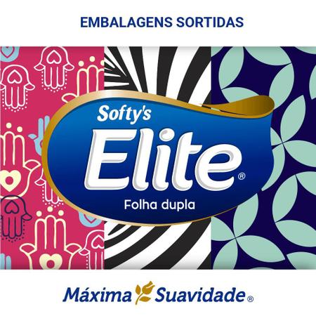 Imagem de Lenço De Papel Elite Softy'S Máxima Suav 50 Fls