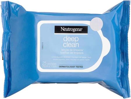 Imagem de Lenço Demaquilante Neutrogena Deep Clean 25 unidades