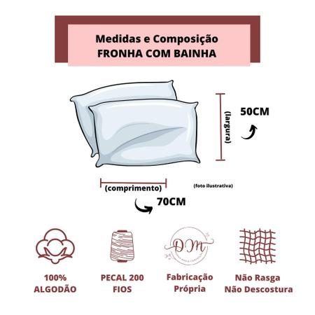 Imagem de Lençol Cama de Solteiro 3 peças 200 Fios Percal 100% Algodão Cama Box