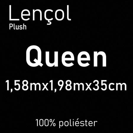 Imagem de Lençol de Plush Queen Size Hedrons Inove Cinza Cromo