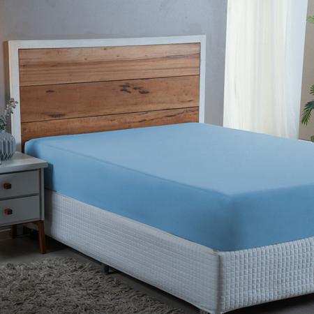 Lençol King Size 100% Algodão Percal 300 Fios com Elástico Forro de Cama - MF ENXOVAIS Imagem de Lençol King Size 100% Algodão Percal 300 Fios com Elástico Forro de Cama
