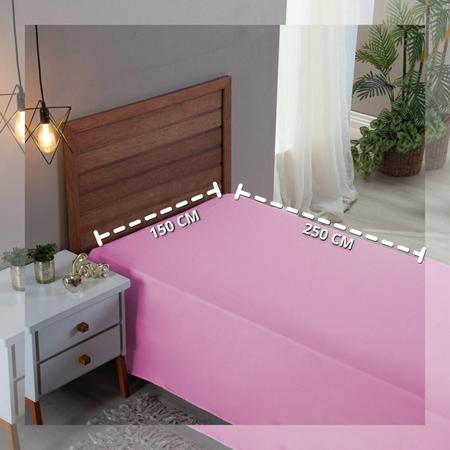 Lençol Solteiro Algodão 300 Fios Forro de Cama Box Sem Elástico Virol - NARA CONFECÇÕES Imagem de Lençol Solteiro Algodão 300 Fios Forro de Cama Box Sem Elástico Virol