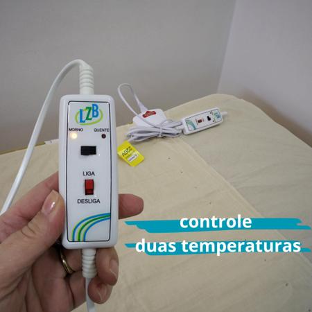 Imagem de Lençol Térmico Solteiro Com Controle 2 Temperaturas