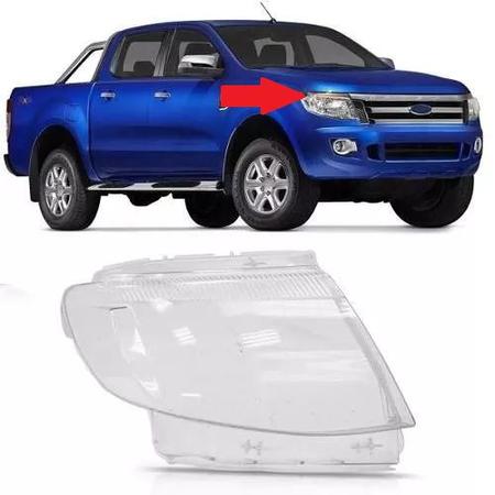 Imagem de Lente Farol Ford Ranger 2013 2014 2015 Direito