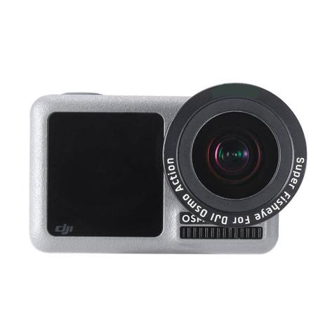Lente Olho de Peixe Fisheye 180 para DJI Osmo Action Ulanzi