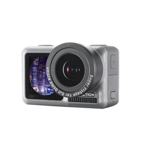 Lente Olho de Peixe Fisheye 180 para DJI Osmo Action Ulanzi