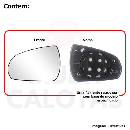 Imagem de Lente Retrovisor Esquerdo Hyundai Hb20X 2020 2021