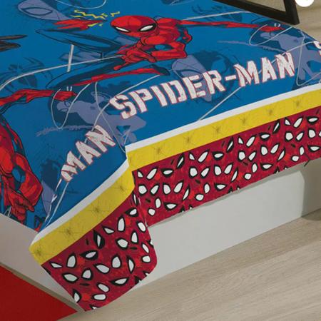 Imagem de Lepper jogo de cama solteiro 3 pecas spider man