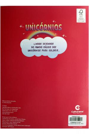 Livro Ler e Colorir Unicórnios - Bom Preço Magazine