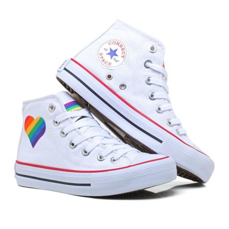 Tênis Converse All Star Plataforma Couro Envio Imediato + Nf