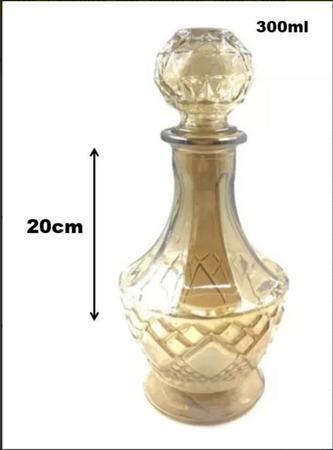 Imagem de Licoreira De Vidro Gold 20cm 300ml