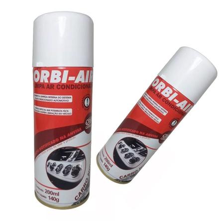 Imagem de Limpa Ar Condicionado Automotivo Spray Orbi-Air 12 Unidades