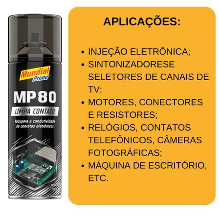 Imagem de Limpa Contato Spary MP80 300ml Mundial Prime