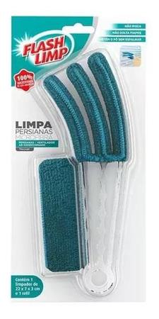 Limpa Persianas De Microfibra - Flash Limp E Refil - Flashlimp Imagem de Limpa Persianas De Microfibra - Flash Limp E Refil