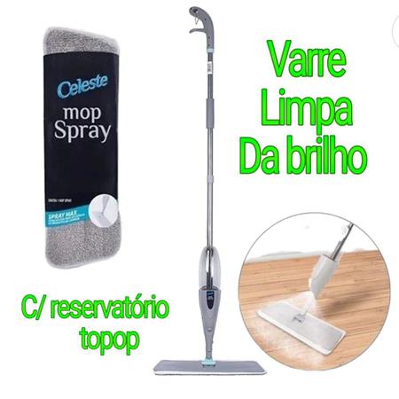 Imagem de limpa tela mop spray limpeza vassoura esfregao rodo  chão cozinha casa quarto pisos