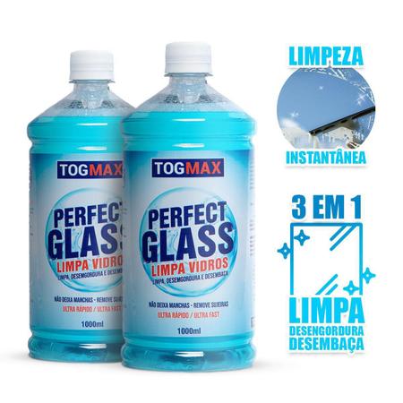 Imagem de Limpa Vidros 2 Litros Perfect Glass Togmax Limpador De Vidro