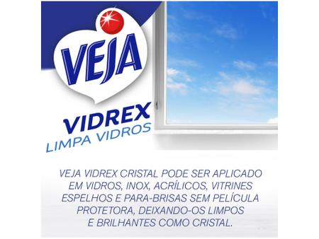 Imagem de Limpa Vidros Spray Veja Vidrex Cristal 500ml Refil