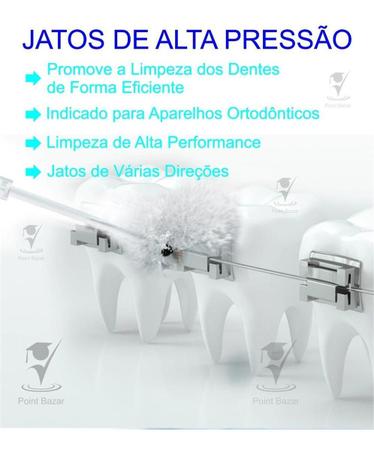 Imagem de Limpador De Prótese Protocolo Jato De Água Limpeza Oral Boca