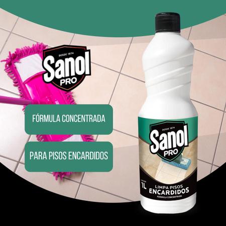 Imagem de Limpador Limpa Pisos Encardidos Concentrado Sanol Pro 1L