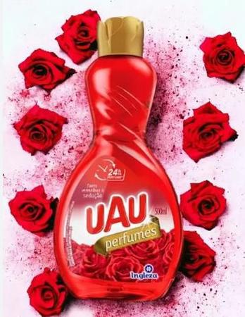 Imagem de Limpador Perfumado Desinfetante Flores Vermelhas e Sedução Uau 500ml