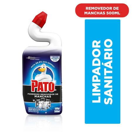 Imagem de Limpador Sanitário Pato Poderoso Removedor de Manchas 500ml 