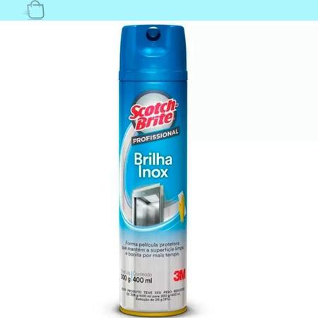 Imagem de Limpador Spray Brilha Inox Scotch Brite 300G 3M