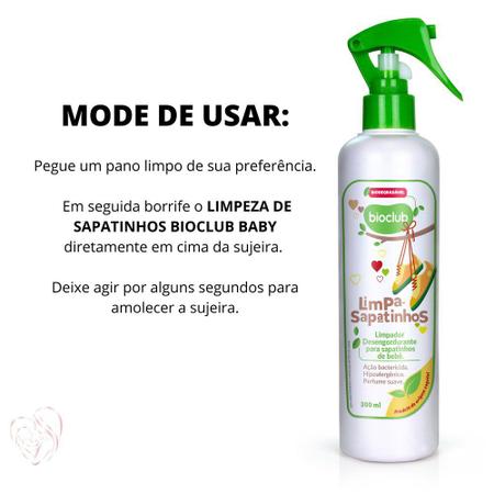 Imagem de Limpeza de Sapatinhos Orgânico 300ml - BioClub