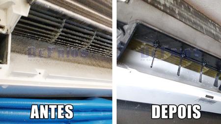 Limpeza e higienização de ar condicionado tipo Split - Fujitsu, Samsung, Midea, Lg.. Imagem de Limpeza e higienização de ar condicionado tipo Split