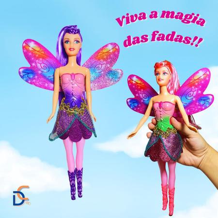 Imagem de Linda Boneca Fada Candy Fairy Com Asas que Batem de Verdade