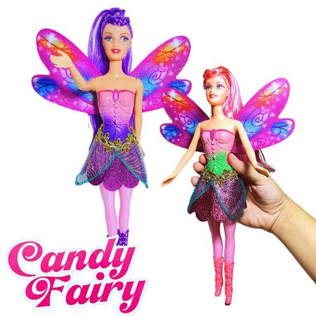 Imagem de Linda Boneca Fada Candy Fairy Com Asas que Batem de Verdade