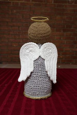 Imagem de Lindo  anjo da guarda amigurumi feito a mão