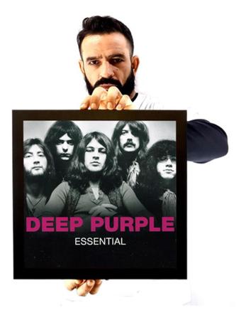 Imagem de Lindo Quadro Decorativo Capa Disco Deep Purple Essential