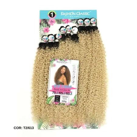 Cabelo Cacheado Bio Fibra Lindona Fashion Classic Cor MT1B/30 - Mega Hair -  Magazine Luiza