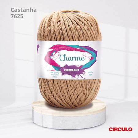 Linha Charme Circulo 396mts Cor Castanha 7625 - Círculo - Linha de