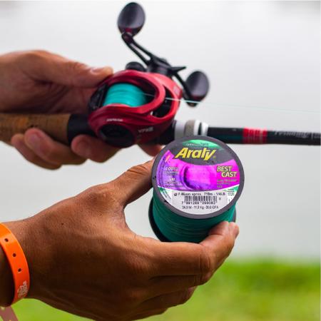 Imagem de Linha De Pesca Araty Best Cast Verde Varias Medidas Envio Imediato