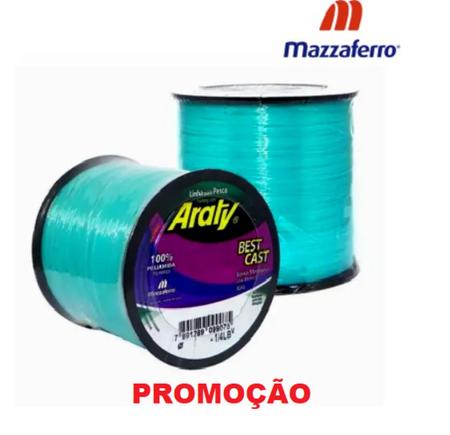 Imagem de Linha De Pesca Araty Best Cast Verde Varias Medidas Envio Imediato