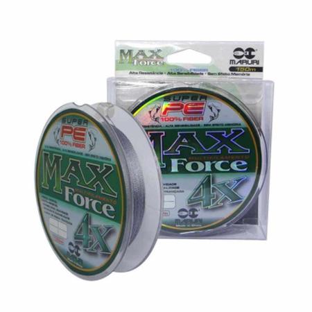 Imagem de Linha De Pesca Multifilamento 150m Max Force 4 Fios 0,27mm 39lb