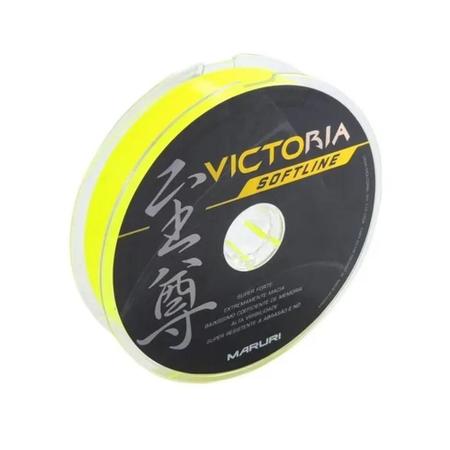 Imagem de Linha Monofilamento Victoria Soft 120mts Amarelo - Maruri 0,35mm