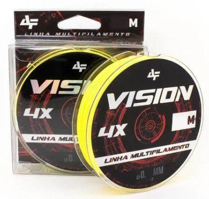 Imagem de Linha multifilamento albatroz vision x4 150m amarelo 0,32mm