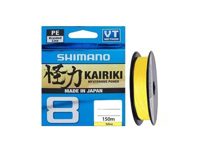 Imagem de Linha multifilamento shimano kairiki 8 pe 15lb 0,160mm x 150m amarelo