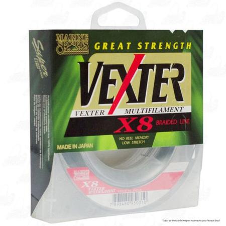 Imagem de Linha Multifilamento Vexter X8 8 Fios Trançados Marine Sports 300m Green 0,15mm 15LB