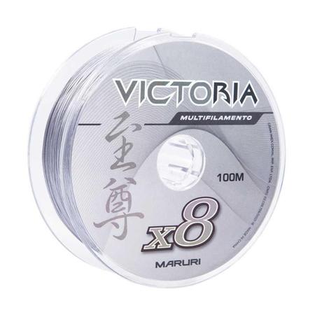 Linha Multifilamento Victoria 8x 100m 0,50mm 76lbs Cinza - Maruri Imagem de Linha Multifilamento Victoria 8x 100m 0,50mm 76lbs Cinza - Maruri