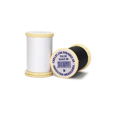 Linha Para Costura Glacê 30 Branca - 20 Carretéis De 150M - Glace Imagem de Linha Para Costura Glacê 30 Branca - 20 Carretéis De 150M