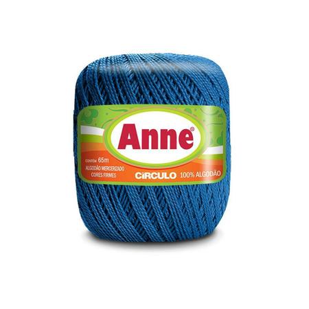 Imagem de Linha para Crochê c/ 65m Anne - Cor 2770 Azul Clássico - Círculo