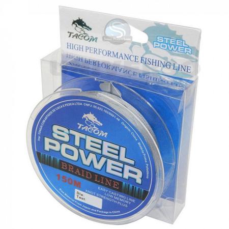 Imagem de Linha para Pesca Multifilamento Steel Power com 150 Metros e 0,40 Mm  Tacom 