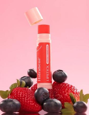 Imagem de LipStick Labial Hidratante Sabor Frutas Vermelhas Hidrabene