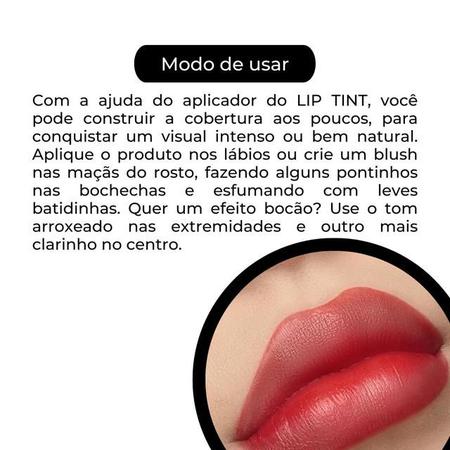 Lipt Tint Gel Dailus Frozen de Melancia Vegano 4ml - Lip Tint - Magazine  Luiza