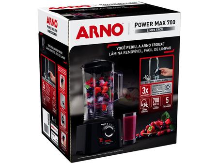 Imagem de Liquidificador Arno Power Max 700 Limpa Fácil 700W